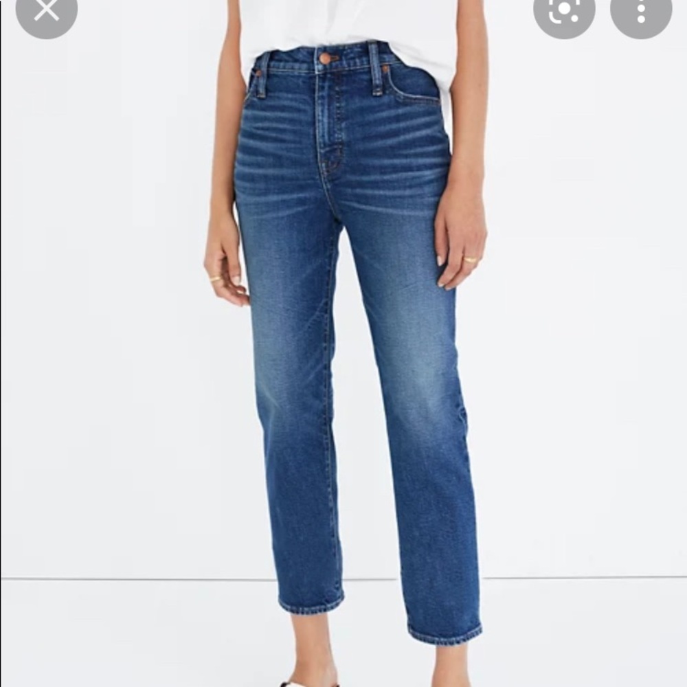 Madewell Mid Rise Classic Straight Jeans 29